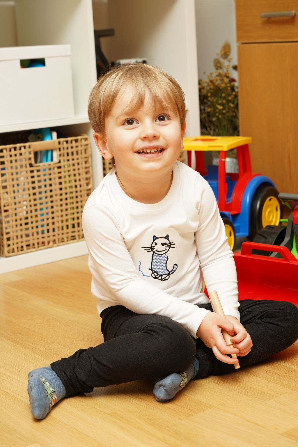 Dětské triko s výšivkou podle obrázku