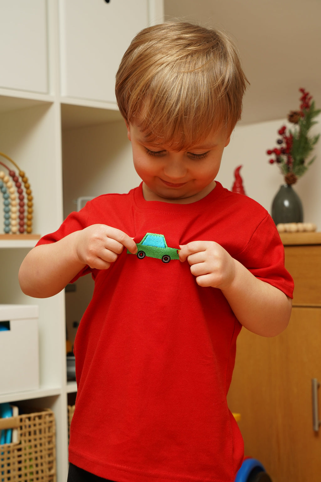 Dětské triko s výšivkou podle obrázku