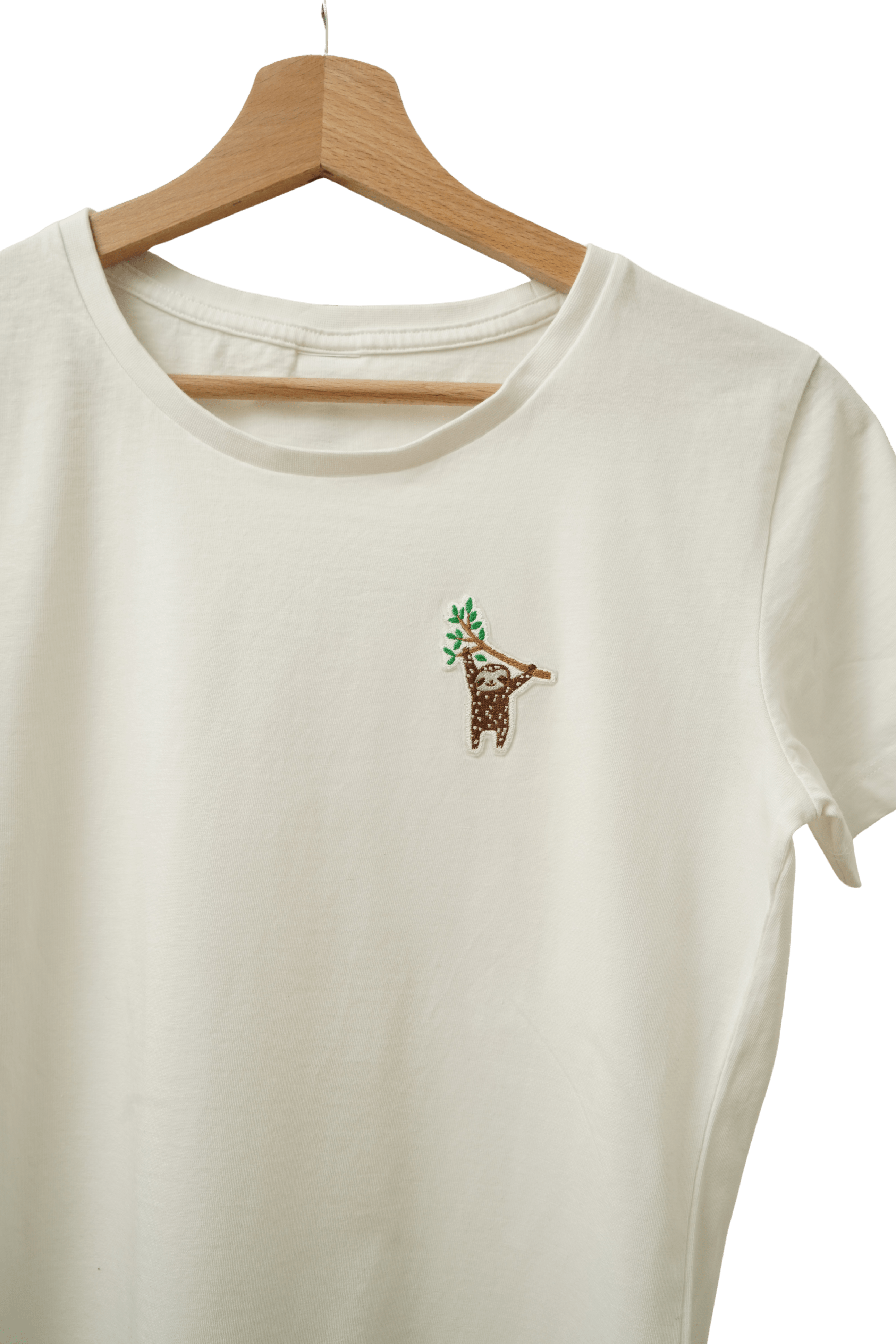 Vyšívaná nažehlovačka - Lenochod