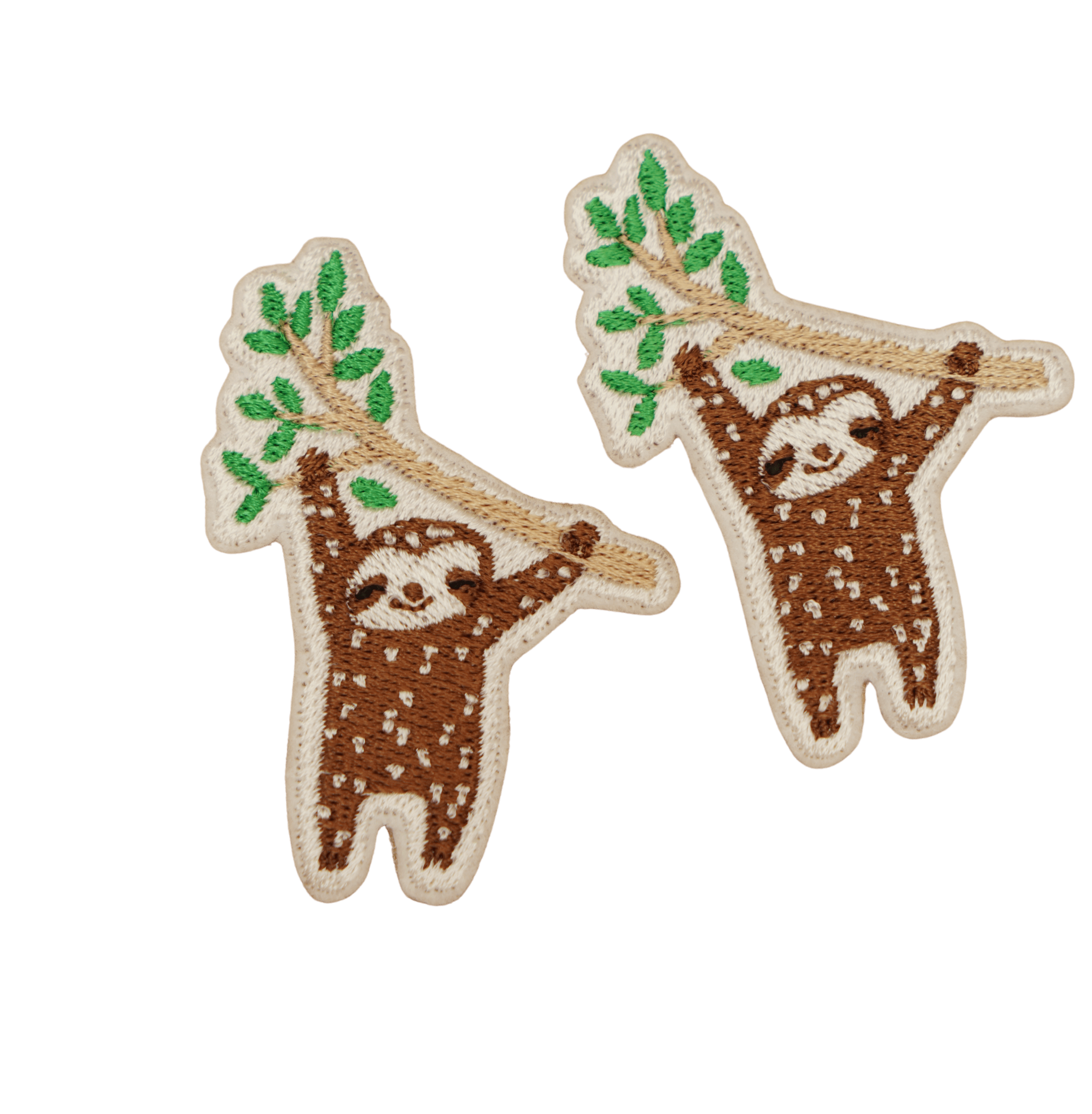 Vyšívaná nažehlovačka - Lenochod