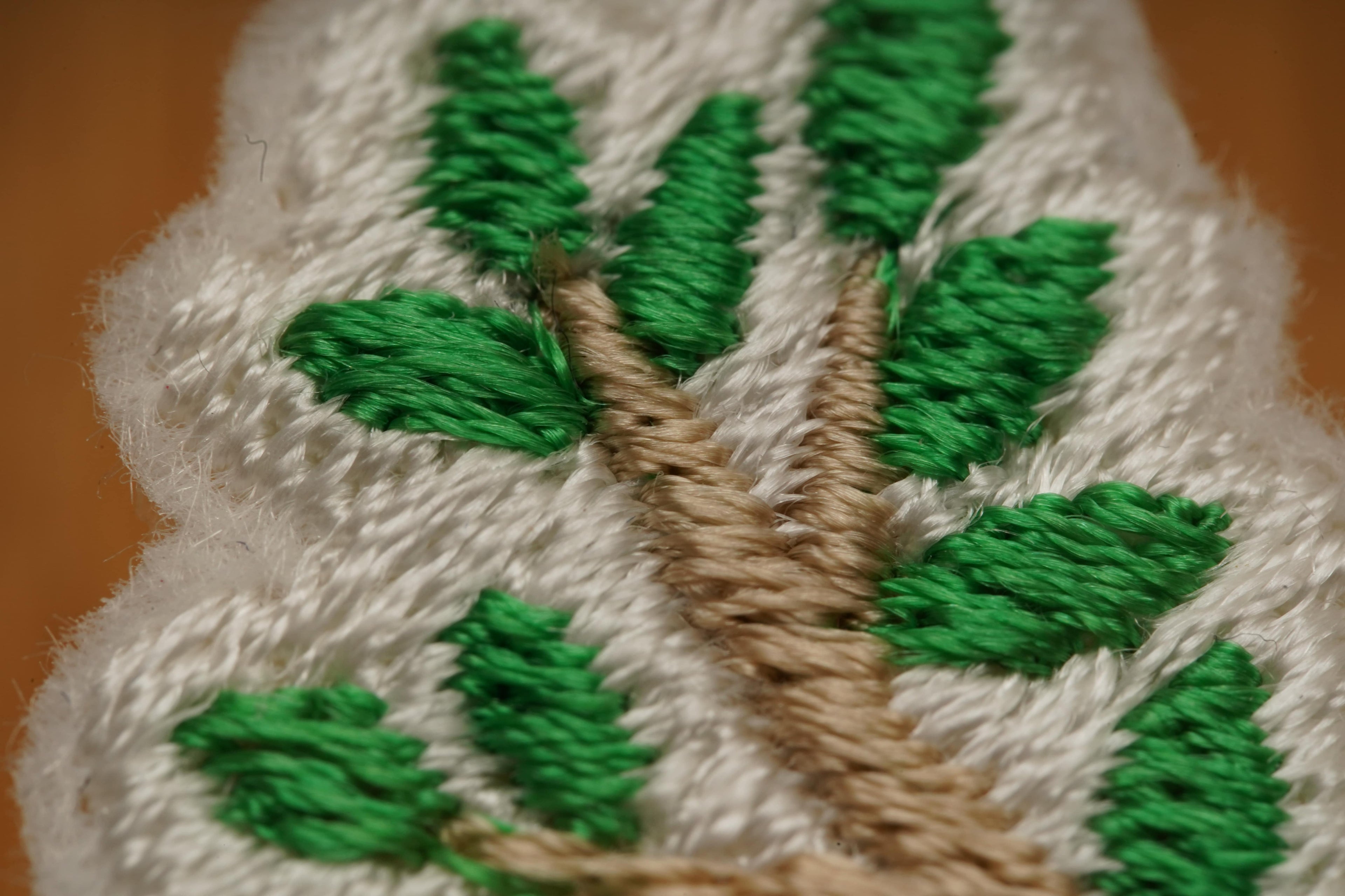 Vyšívaná nažehlovačka - Lenochod