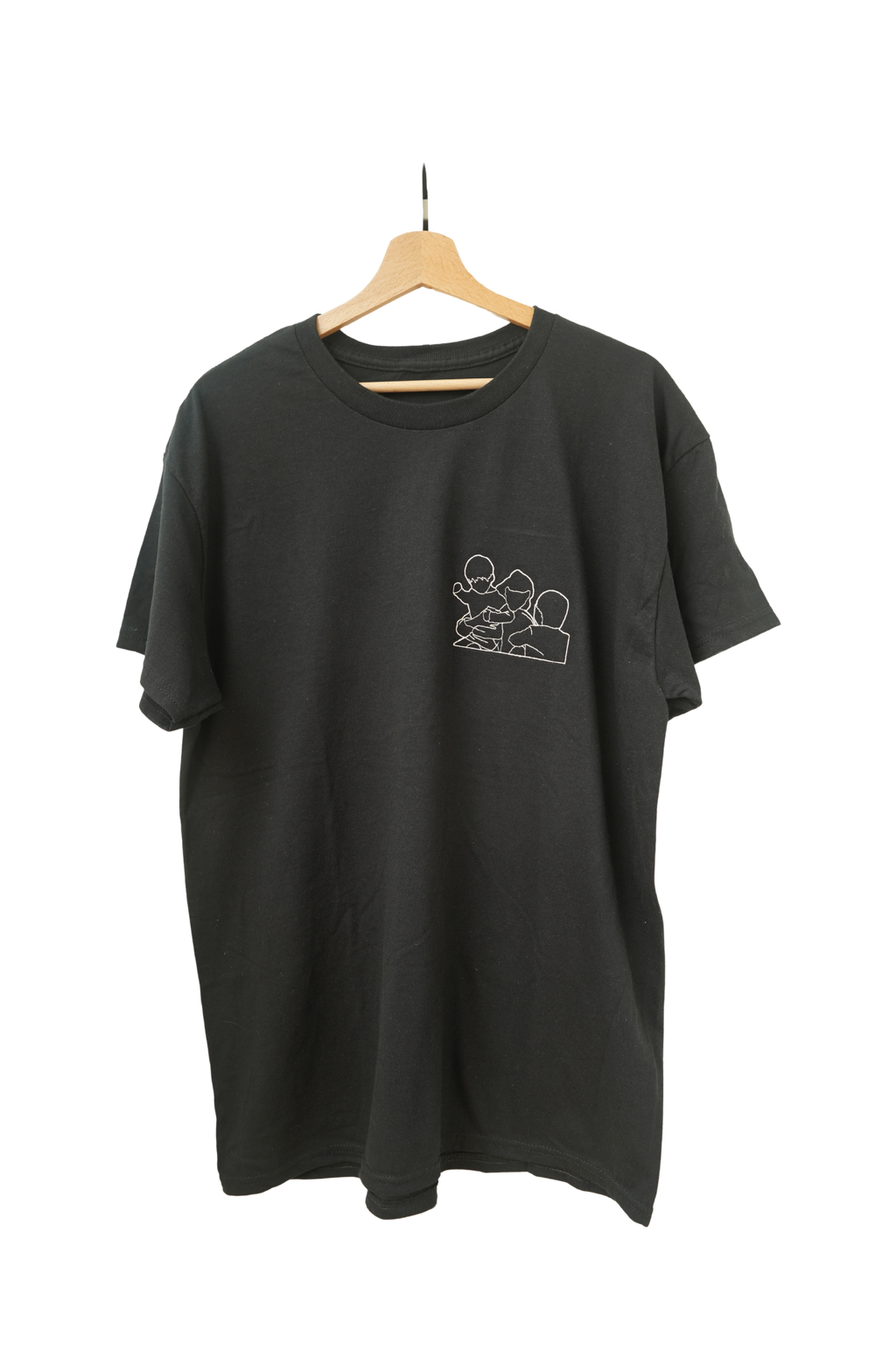 Triko s obrysem z vlastní fotky