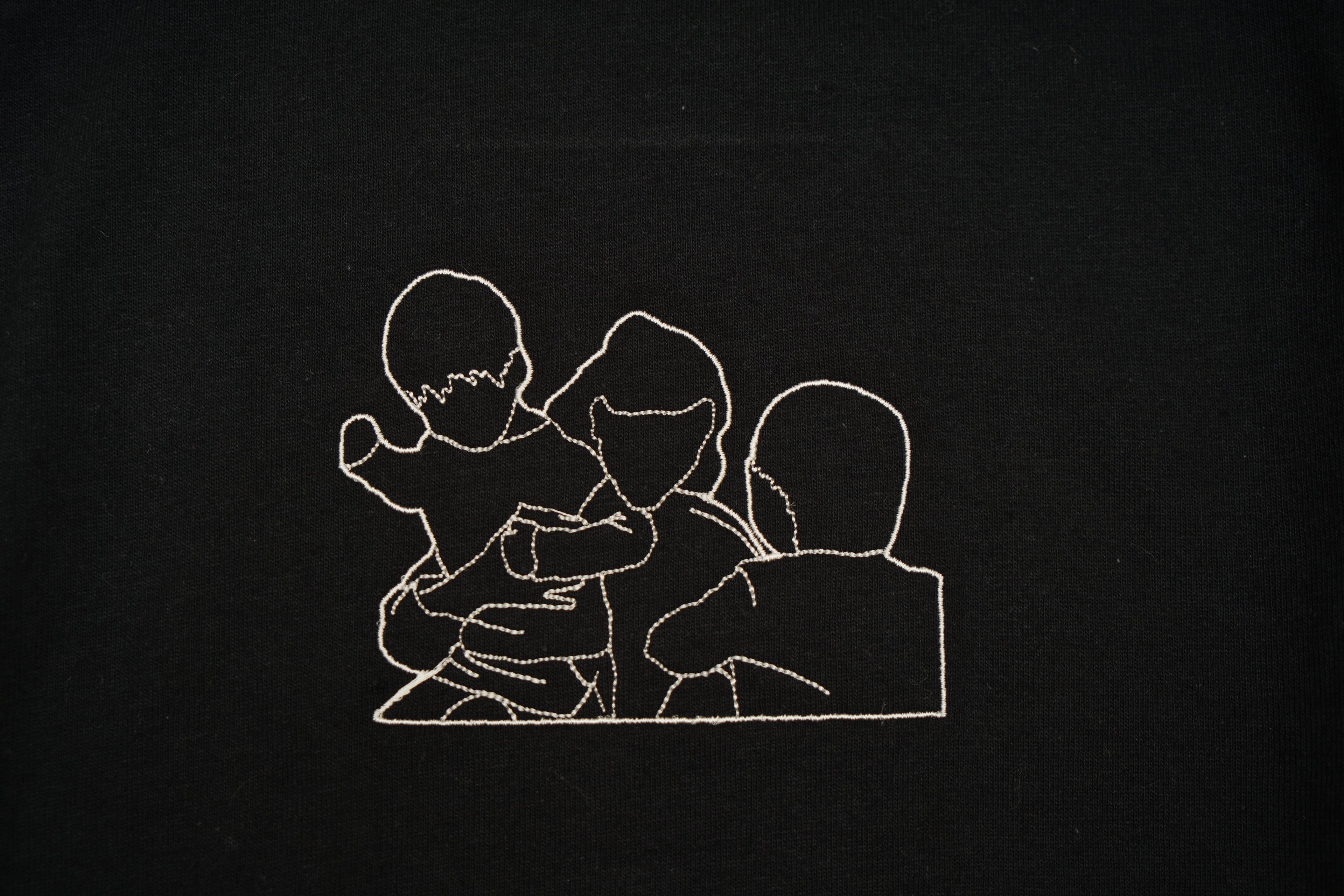 Triko s obrysem z vlastní fotky