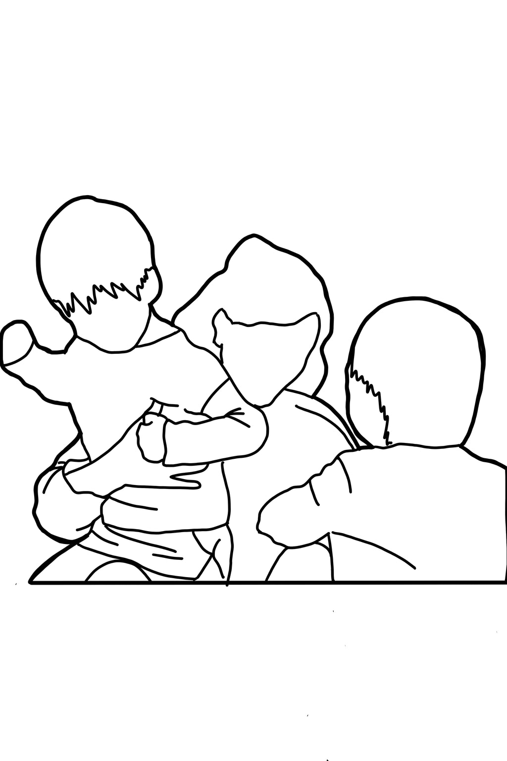 Triko s obrysem z vlastní fotky