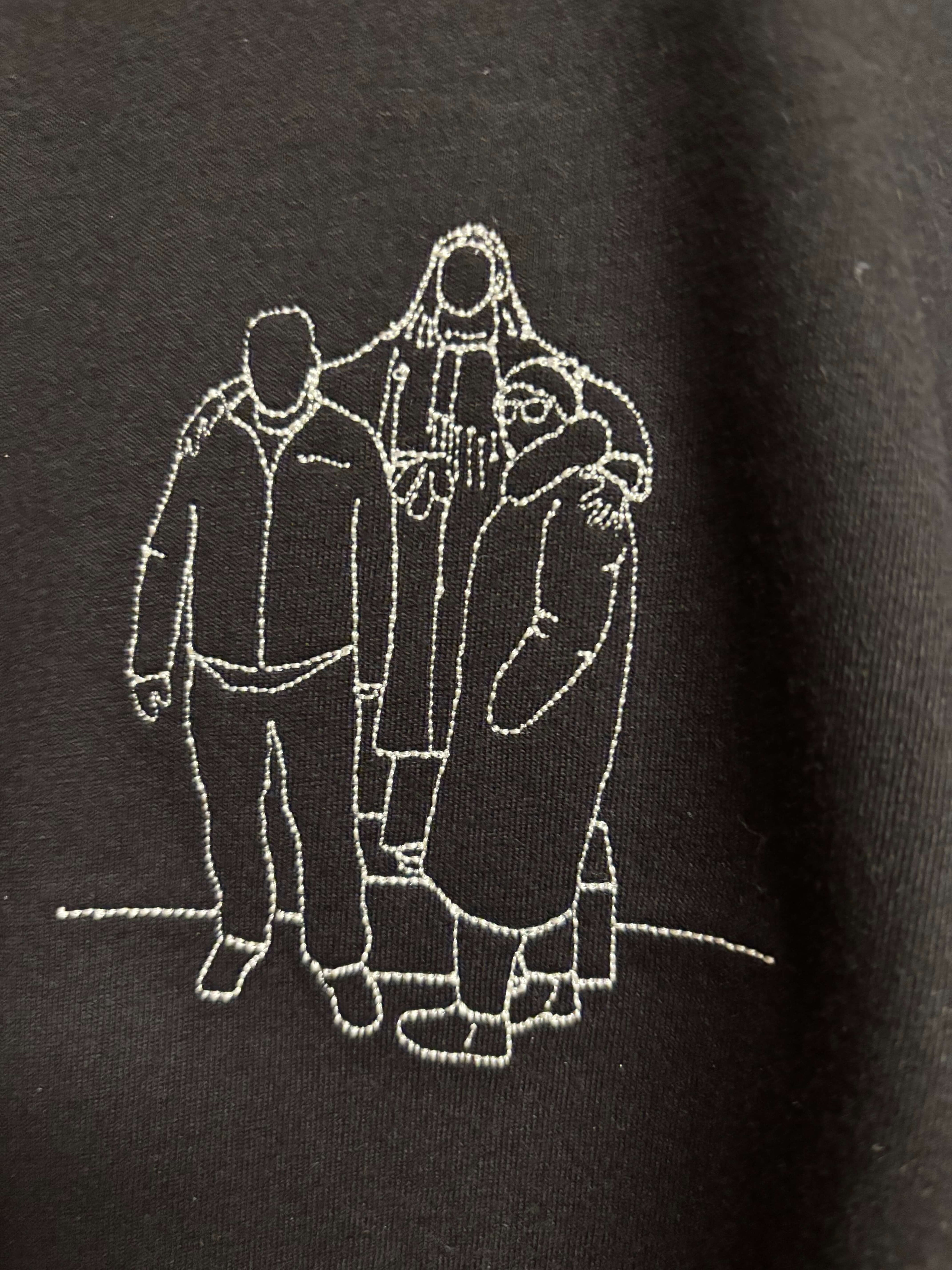 Mikina s obrysem z vlastní fotografie